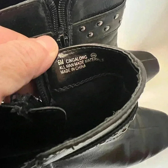 A2 cingalong boots by aerosols , black , size 6 m - Picture 6 of 6